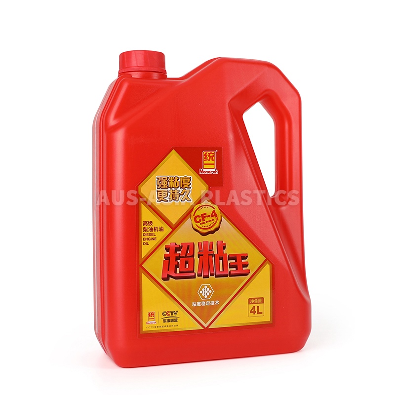 4L統一潤滑油柴油（yóu）機油桶（紅色）